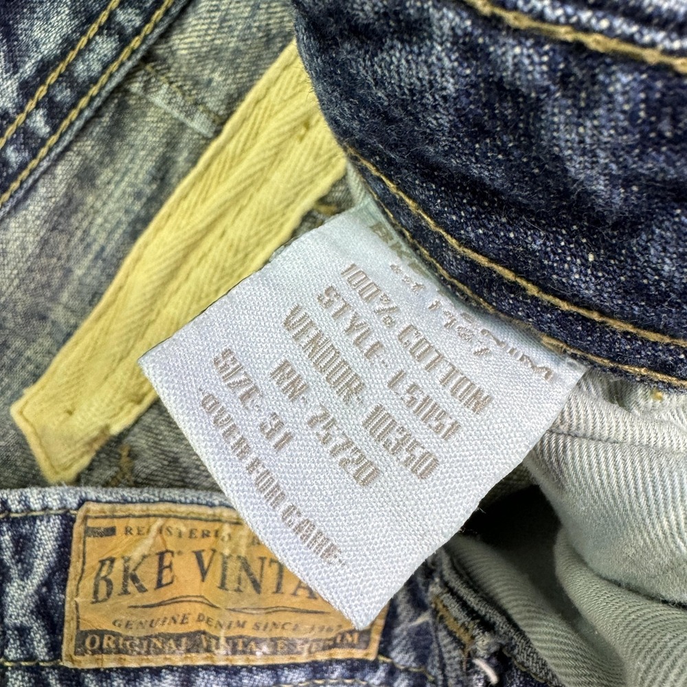 BKE Jeans Womens 31 Blue Sunset Capri Crop Denim Medium Wash Casual Logo City - Picture 7 of 10
